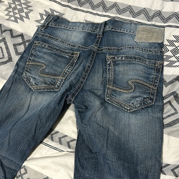 Silver Jeans Gordie Loose Fit Straight Leg 30 Waist 32 Length - Picture 4 of 5